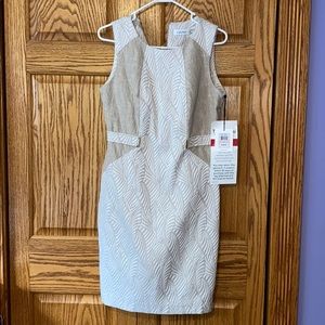 Calvin Klein brand new Ivory dress